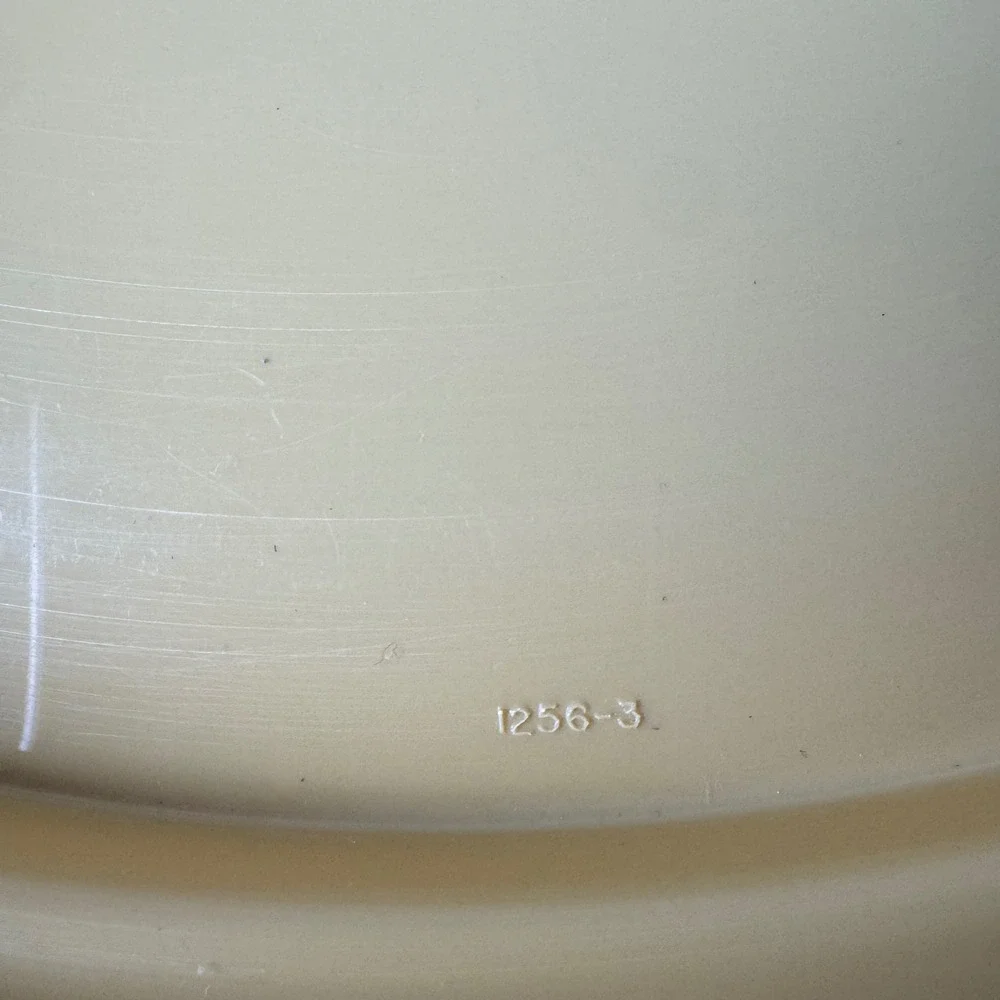 Vintage Tupperware Harvest Gold‎ Cake Taker Carrier 1256-3 Yellow USA Made Retro
